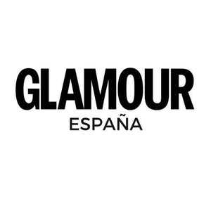 Logo GLAMOUR España, medio reconocido de belleza y estilo que menciona la nueva generación de pestañas magnéticas BABYCILS.