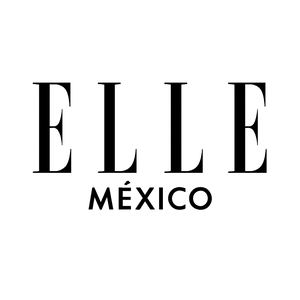 Logo ELLE México, revista de belleza y moda que destaca la innovación NeoLash System™ de BABYCILS.
