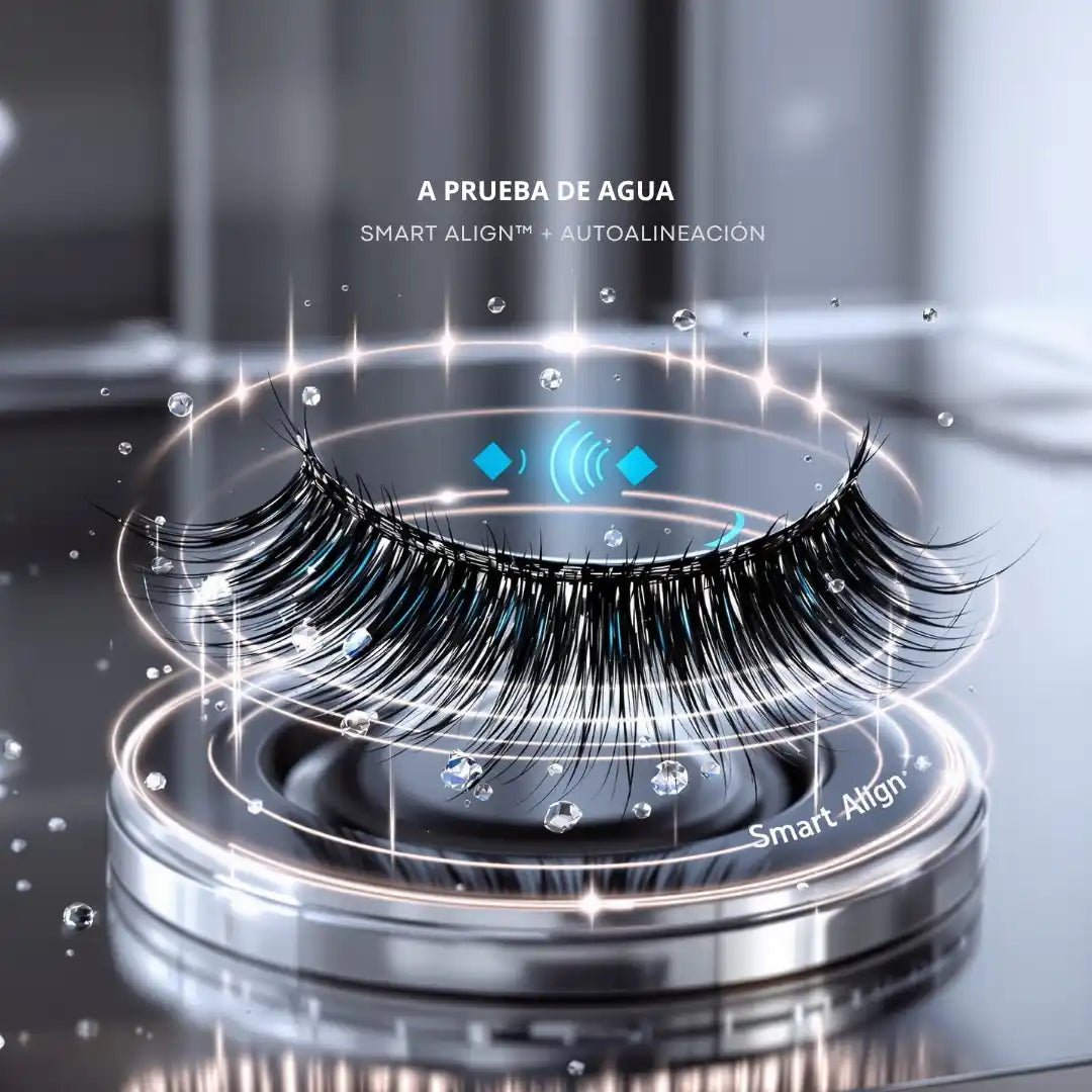 Pestañas magnéticas premium BABYCILS con tecnología NeoLash System™, fácil aplicación, fijación resistente al agua y fórmula hipoalergénica segura.